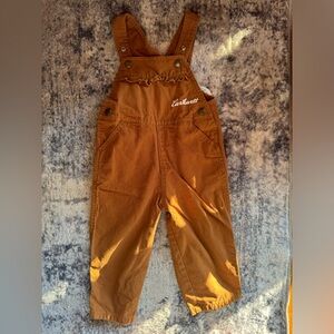 2T Girls Carhart overalls